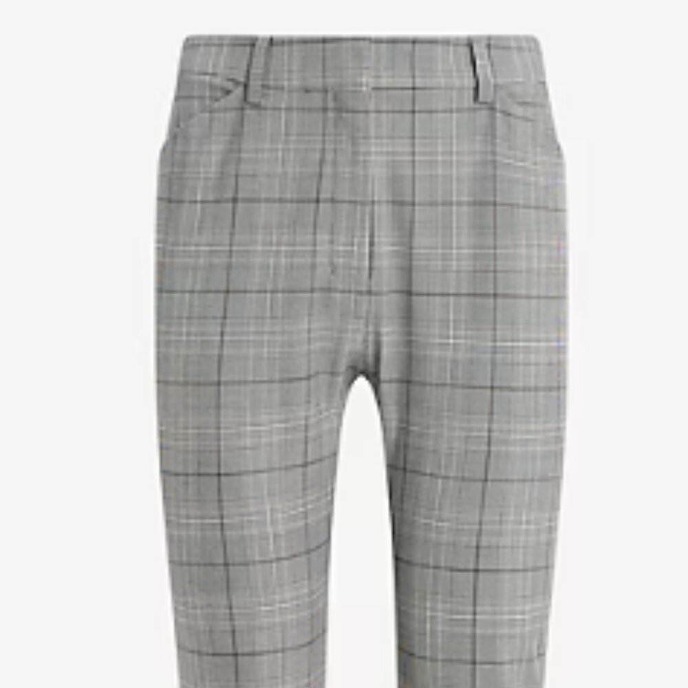 NWT - Express Editor High Waist Skinny - Plaid, size 4R